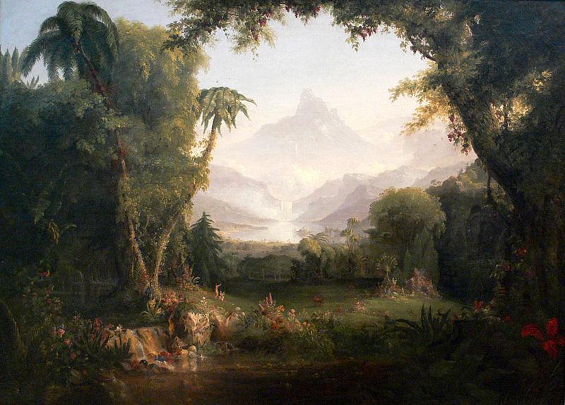 Thomas Cole The Garden of Eden Sweden oil painting art